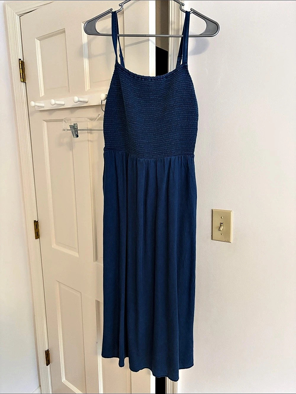 Women's Blue Midi Dress